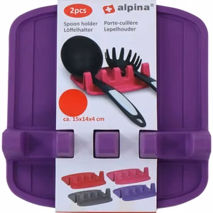 Alpina virtuvinių įrankių padėkliukai, 2 vnt., violetiniai