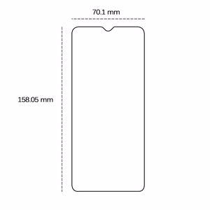 Apsauginis stiklas 2,5D Samsung Galaxy A04 / A04s / A32 5G / M12 / M23 5G / M32 5G / M33