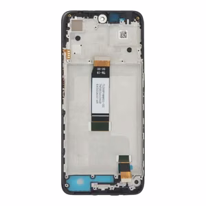 Ekranas Xiaomi Redmi 12 4G / Redmi 12 5G / Poco M6 Pro 5G su lietimui jautriu stikliuku ir rėmeliu juodas OEM