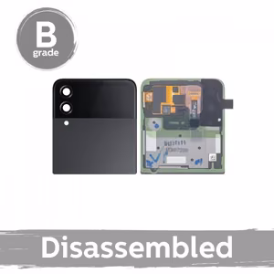 LCD Display Compatible With Samsung F721 Z Flip4 (outer) with Frame / Graphite / (9/10 disassembled)
