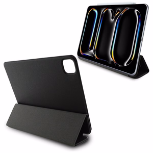 Karl Lagerfeld Saffiano Magnetinis Karl & Choupette iPad Pro 11" 2024 Knygos viršelio dėklas - juodas