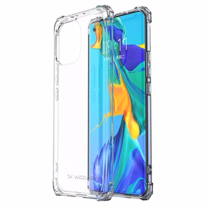 Wozinsky Anti Shock patvarus dėklas su karinės klasės apsauga Xiaomi Mi 11, skaidrus