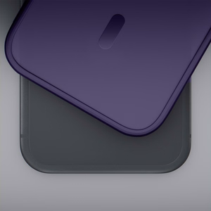 "3mk Smoke MagCase" dėklas "iPhone 17 Pro" - violetinės spalvos permatomas