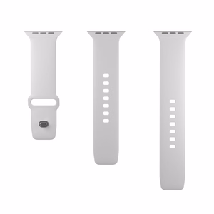 Силиконовый ремешок Puro Icon для Apple Watch 42 / 44 / 45 / 49 мм - белый (2 шт.)