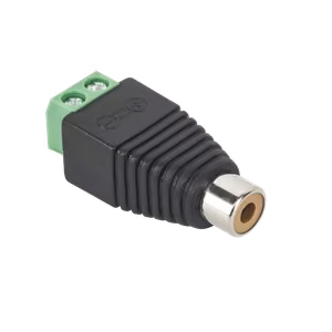 RCA socket with quick connector
