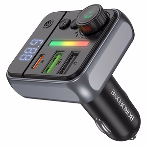 FM-модулятор Borofone BC50 PD20W+QC3.0