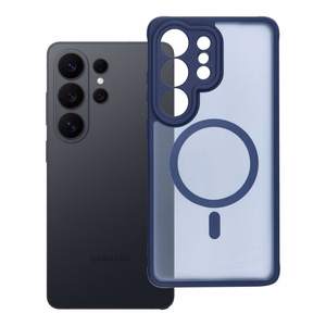 Чехол для Samsung S26 ULTRA Full Matte Mag Cover совместимый с MagSafe синий