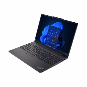 Lenovo ThinkPad E16 Gen 2 (AMD) AMD Ryzen™ 5 7535U Knyginis kompiuteris 40,6 cm (16") WUXGA 8 GB DDR5-SDRAM 256 GB SSD Wi-Fi 6E (802.11ax) Windows 11 Pro Anglų Juoda Naujas / Repack