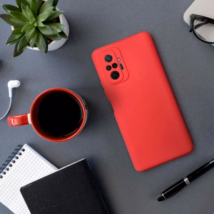 Minkštas dėklas telefonui XIAOMI Redmi Note 13 Pro 4G raudonas