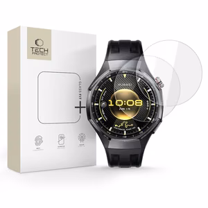 Закалённое стекло Tech-Protect Glass Fit+ 2шт для Huawei Watch GT 6 Pro 46мм (прозрачный)