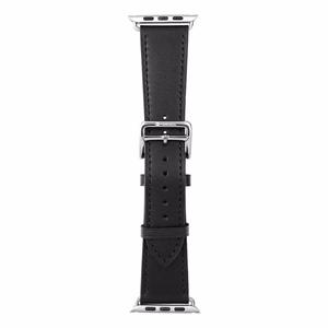 FORCELL F-DESIGN FA20 ekologiškos odos dirželis APPLE laikrodžiui 42 / 44 / 45 / 49 mm juodas