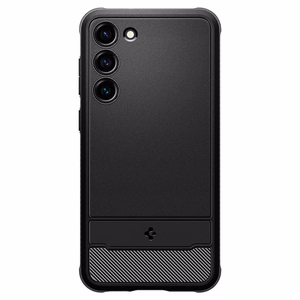 Чехол Spigen Rugged Armor для Samsung Galaxy S23 — матовый чёрный