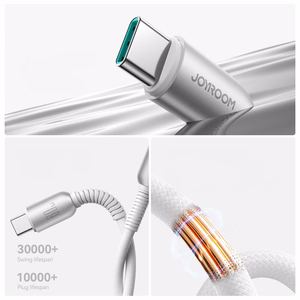 Кабель USB Joyroom S-A51 USB-C на USB-C 60W 1,2 м серый