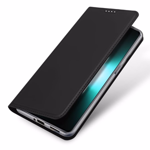 Dux Ducis Skin Pro чехол для Realme GT Neo 5 / Realme GT3 флип-обложка карточный кошелёк подставка чёрный