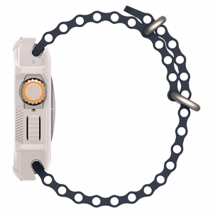 Spigen Rugged Armor dėklas Apple Watch Ultra 1 / 2 (49mm) - smėlio spalvos