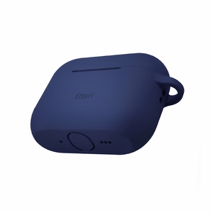 Etteri silikoninis dėklas, skirtas AirPods Pro 3 tamsiai mėlynas