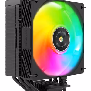 Mars Gaming MCPUX5ARGB kompiuterio aušinimo sistema procesoriaus oro aušintuvas 12 cm juodas 1 vnt.