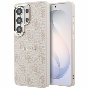 Guess чехол 4G Embossed Ring MagSafe Samsung Galaxy S26 Ultra розовый