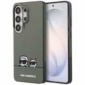 Karl Lagerfeld чехол IML Peekaboo Karl&Choupette MagSafe Samsung Galaxy S26 Ultra черный