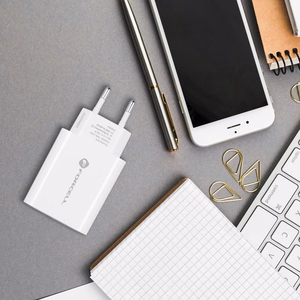 Įkroviklis Forcell (1xUSB-C 3A 25W) baltas