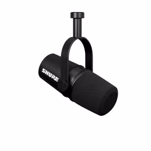 Shure MV7X – XLR tinklalaidžių ir studijinis mikrofonas, juodas