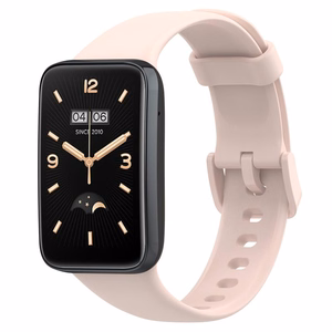 SILIKONINIS DIRŽELIS MI BAND 7 PRO/ M7 PRO (13). šviesiai rožinis