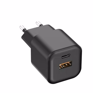 "Setty" sieninis įkroviklis USB-A + USB-C 35W LSGaN-AC-351 juodas