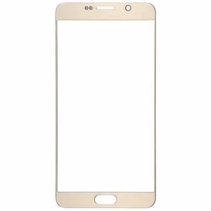 Outer Screen Glass Compatible With Samsung N920 Note 5 Gold HQ