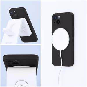 Чехол для iPhone 13 Pro Max силиконовый Mag Cover совместимый с MagSafe чёрный