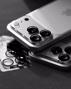 Ringke Camera Full Cover apsauginis grūdintas stiklas kamerai, 2 vnt. komplektas, skirtas iPhone 18 Pro, juodas