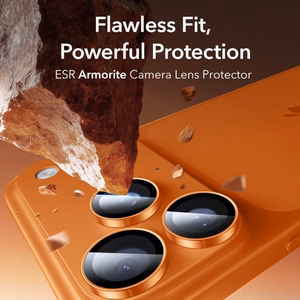 ESR Armorite Защитное стекло для камеры iPhone 17 Pro Max / 15 Pro Max / 16 Pro Max - оранжевый