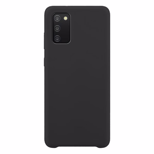 Silikoninis dėklas minkštas lankstus guminis dėklas Samsung Galaxy A03s juodas