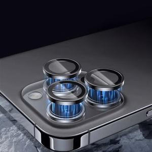 Tel Protect 3D Lens skaidrūs grūdinti apsauginiai stiklai Apple iPhone 18 Pro / 18 Pro Max kameros lęšiams (3 vnt.)