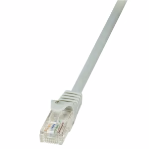 LogiLink CP1022U – Cat 5e U/UTP RJ45 tinklo laidas, 0.5 m, pilkas