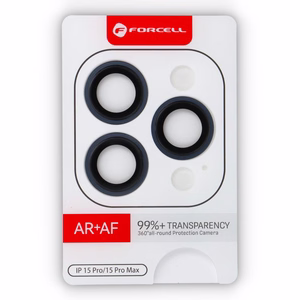 Стекло для камеры iPhone 15 Pro / 15 Pro Max Forcell Premium титановый синий