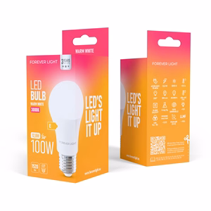 Forever Light LED lemputė E27 A60 12.8W 1520lm 3000K, E klasė