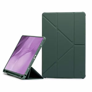 Dėklas Reach Origami Xiaomi Redmi Pad SE 11.0 tamsiai žalias