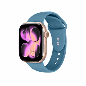 Ремешок Crong Liquid для Apple Watch 44 / 45 / 46 / 49 мм, тёмно-синий