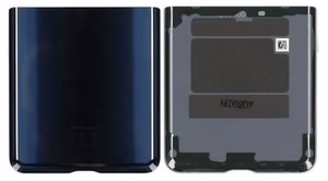 Задняя верхняя крышка для Samsung Galaxy Z Flip F700 чёрная Оригинал (сервисная упаковка)