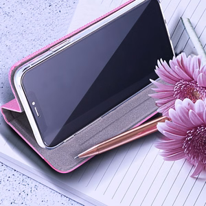 SENSITIVE knygos dėklas telefonui SAMSUNG A10 šviesiai rožinis