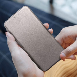 Telefono Dėklas Smart Diva Samsung M115 M11 sidabrinis
