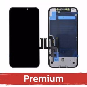 LCD дисплей совместимый с iPhone 11 чёрный (INCELL с металлической пластиной / Premium) /*Removable IC*/