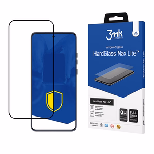 Закалённое стекло 3mk HardGlass Max Lite чёрное для Motorola Edge 50 Neo