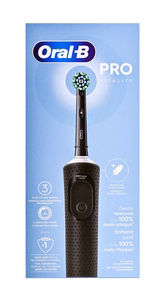 Oral-B Electric Toothbrush Vitality Pro Rechargeable For adults Number of brush heads included 1 Number of teeth brushing modes 3 Black