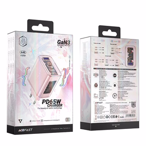 Kroviklis ACEFAST GaN 2x USB-C, USB-A, 65W, PD3.0, QC4.0