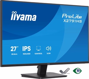 iiyama ProLite X2791HS-B1 – kompiuterio monitorius, 27 col., Full HD 1920×1080, juodas