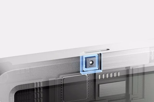Xiaomi Smart Temperature and Humidity Monitor 3 Mini QBH4312GL – kompaktiškas temperatūros ir drėgmės matuoklis, baltas