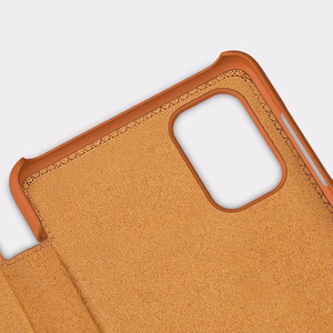 Nillkin Qin dėklas Xiaomi Redmi Note 11 Pro+ (Kinija) / Redmi Note 11 Pro (Kinija) / Mi11i HyperCharge kameros apsauga dėklas atverčiamas dėklas juodas