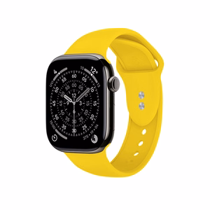 Ремешок Crong Liquid для Apple Watch 38 / 40 / 41 / 42 mm, жёлтый