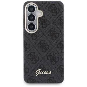 Guess 4G Script MagSafe Case for Samsung Galaxy S26 - Black